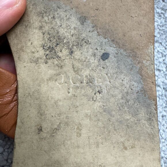 J.Crew Leather Strappy Slip On Flat Sandals Women 8 Brown Casual Boho Minimalist - Picture 11 of 14